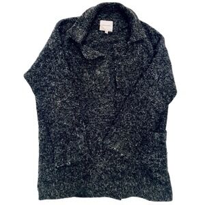 Thread & Supply Graphite Gray Cardigan Open Front Women's Large